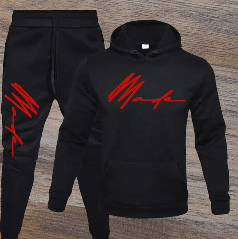 Black&Red Made sweat suit